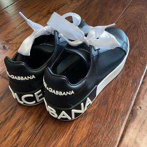 Dolce & Gabbana Mesh Low Top Sneakers